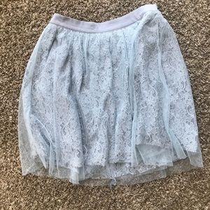 Francesca’s lace & tulle skirt